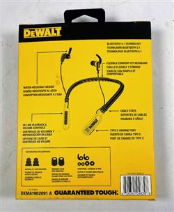 DEWALT DXMA1902091 Jobsite Pro Neckband Wireless Earphones Brand New Buya